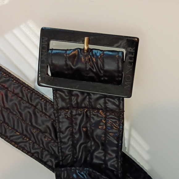 Authentic Moncler Shiny Trench Coat with Logo Sleeve size 1 UPDATED - Picture 14 of 17